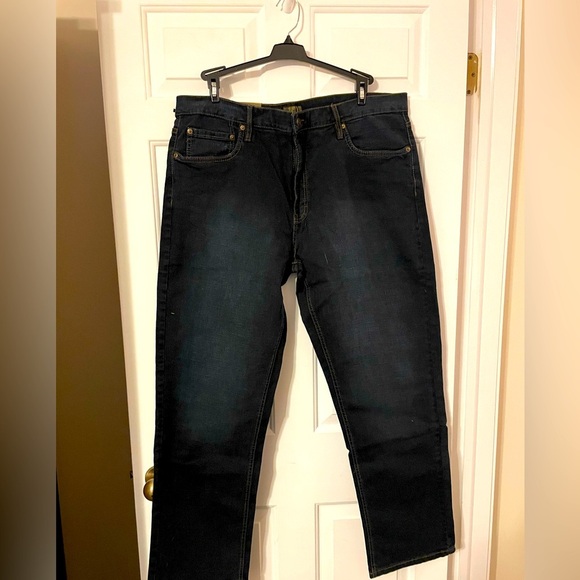 Urban Star Men’s Jeans 40x32 Stretch Relaxed Fit Blue/Black NWT Straight Leg - Picture 1 of 9